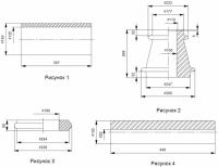 Изоляторы неармированные фарфоровые 331; 332; 333; 334