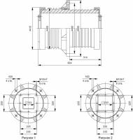Проходной изолятор ИП-10/5000-42,5 УХЛ 1; ИП-10/6300-42,5 УХЛ 2