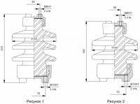 Изоляторы опорные стержневые С4-80 II УХЛ 1; ИОС-10-500 УХЛ, Т1