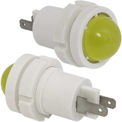 Арматура светосигнальная зеленая СКЛ 12-ЛМ-24в