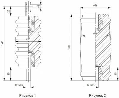 Тяга электроизолирующая ИТГР-10-750-65 У, Т3; ИТГ-10-750-78 У3