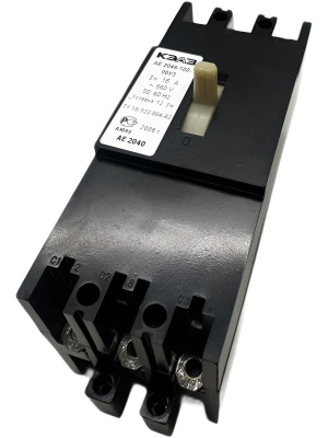 Выключатель автоматический 3ф  АЕ 2043 10А