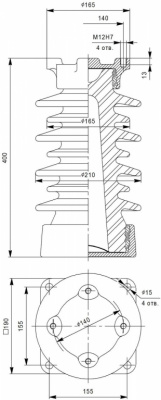 Изоляторы опорные И 10-1995 УХЛ, Т1