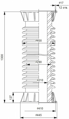Изоляторы для выключателей воздушных ИВВ-110Б-30 I УХЛ 1